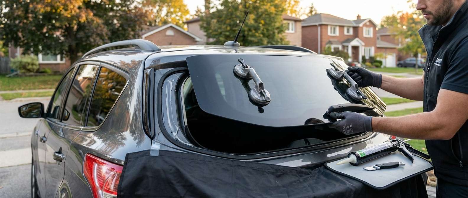 Back Glass Replacement for Ford Escape 2013-2019 by Alexwindshield