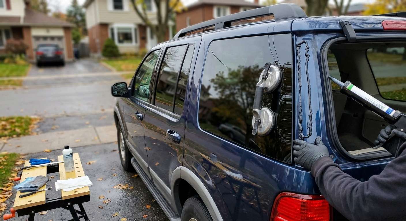 Quarter Glass Replacement for Ford Explorer 2002-2005 by Alexwindshield