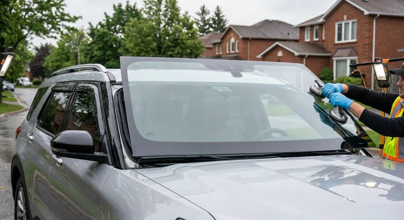 Windshield Replacement for Ford Explorer 2020-2027 by Alexwindshield