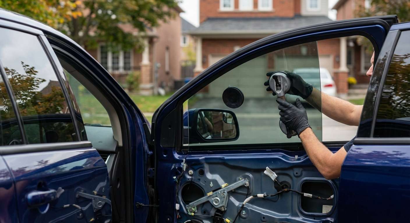 Door Glass Replacement for Ford Edge 2007-2014 by Alexwindshield