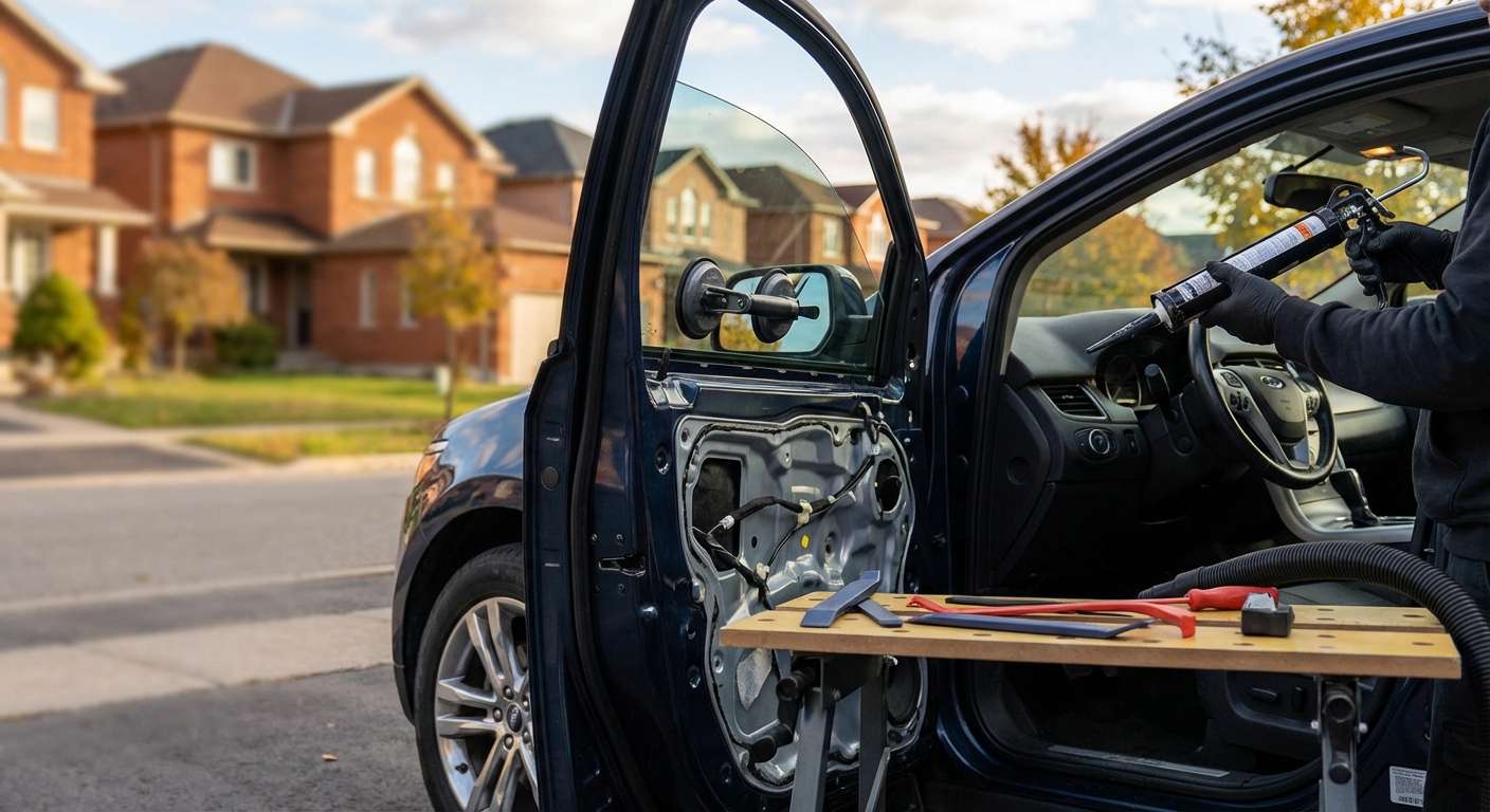 Vent Glass Replacement for Ford Edge 2007-2014 by Alexwindshield