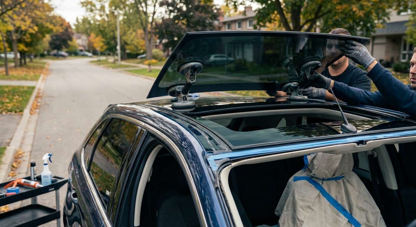 Sunroof Replacement for Ford Edge 2007-2014 by Alexwindshield