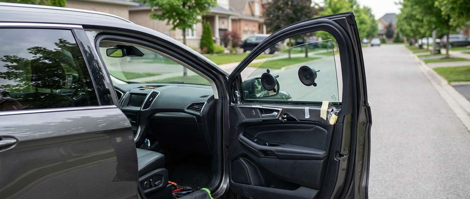 Door Glass Replacement for Ford Edge 2015-2024 by Alexwindshield