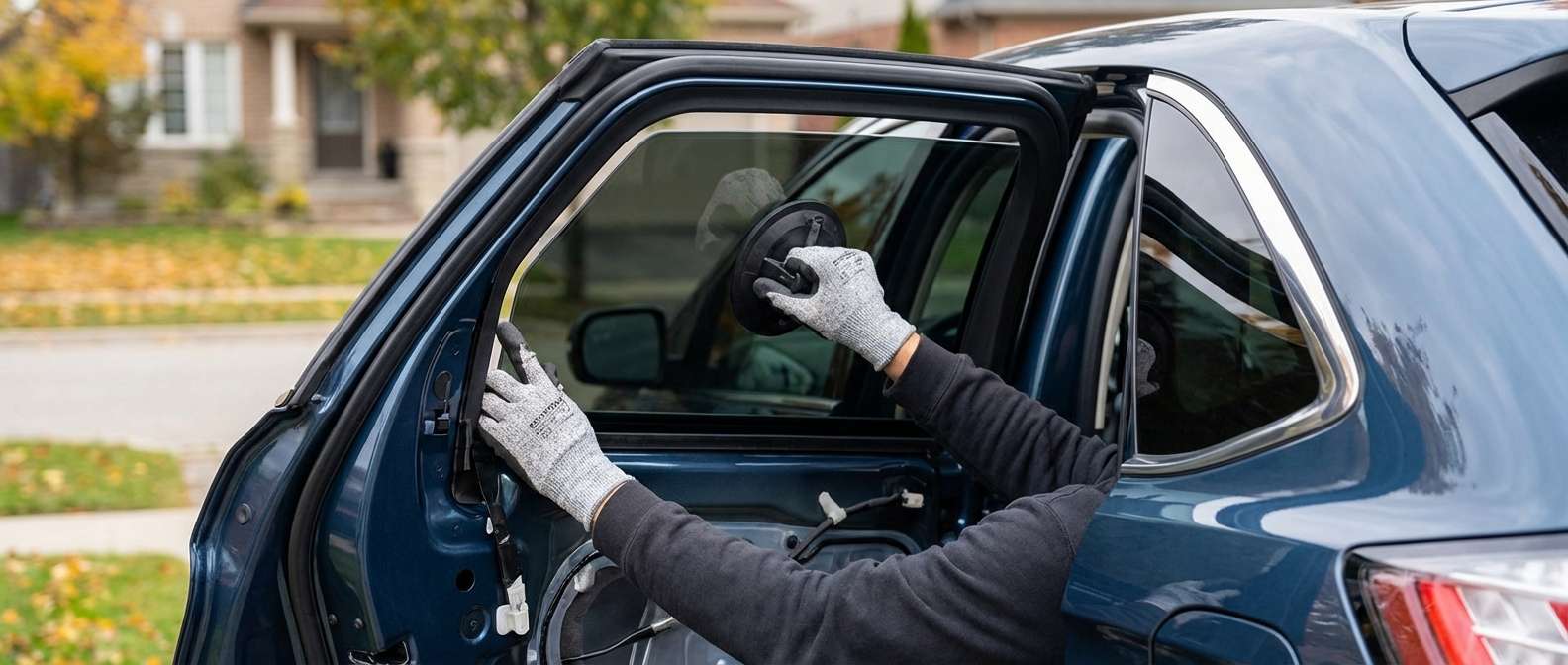 Vent Glass Replacement for Ford Edge 2015-2024 by Alexwindshield