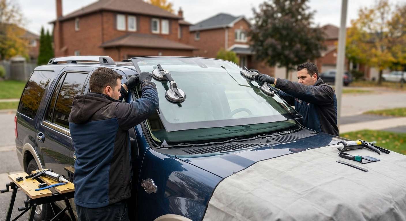 Windshield Replacement for Ford Expedition 2007-2017 by Alexwindshield