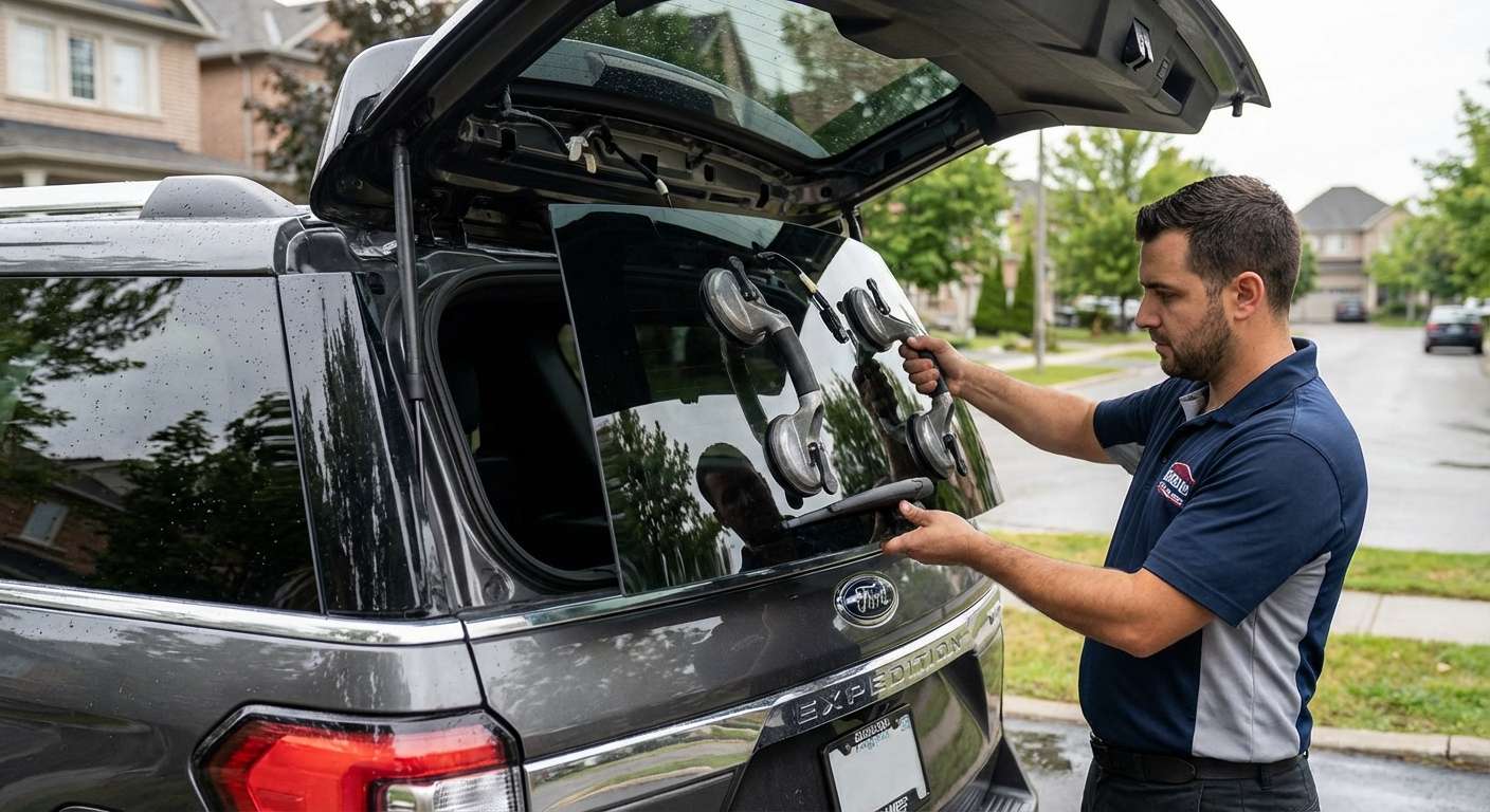 Back Glass Replacement for Ford Expedition 2007-2017 by Alexwindshield