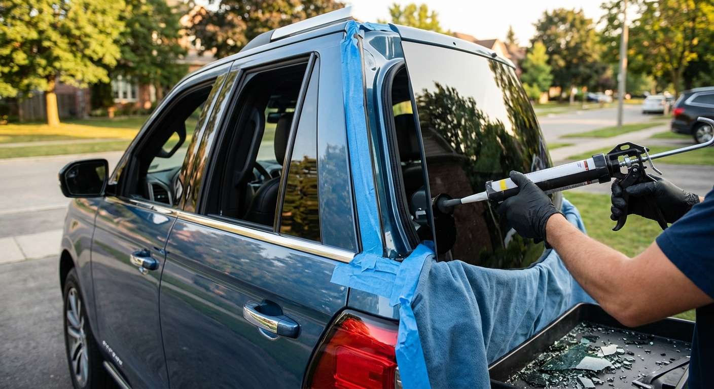 Vent Glass Replacement for Ford Expedition 2007-2017 by Alexwindshield