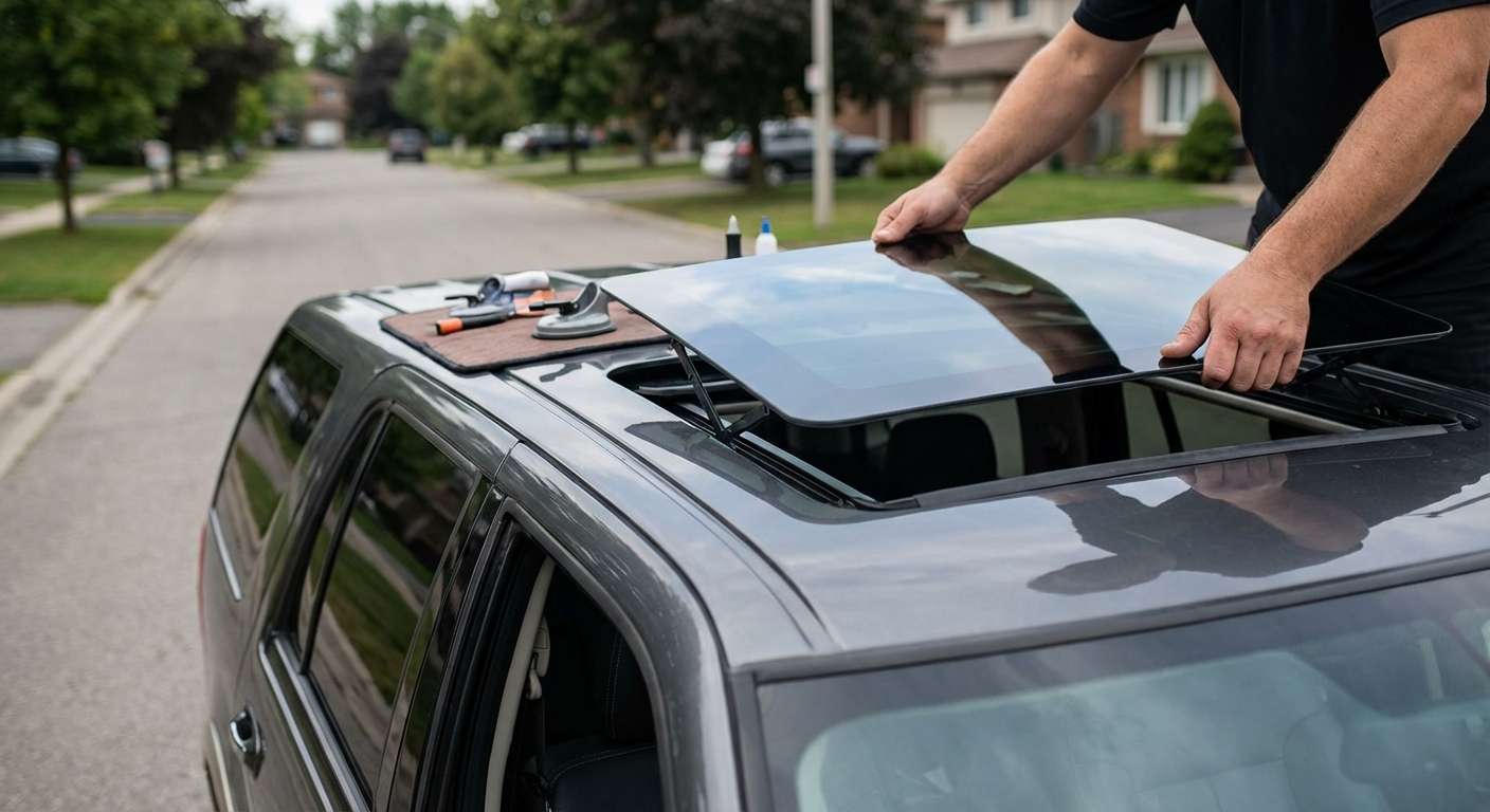 Sunroof Replacement for Ford Expedition 2007-2017 by Alexwindshield