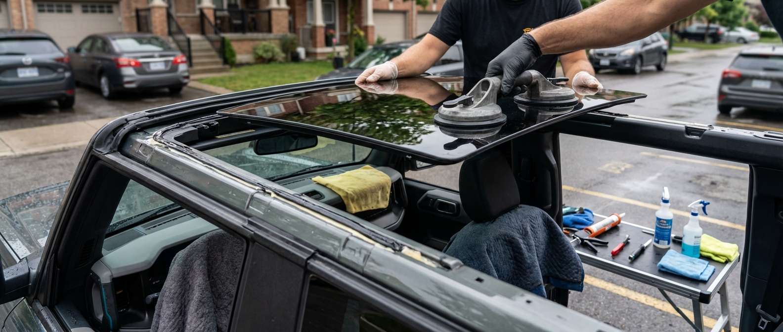 Sunroof Replacement for Ford Bronco 2021-2027 by Alexwindshield