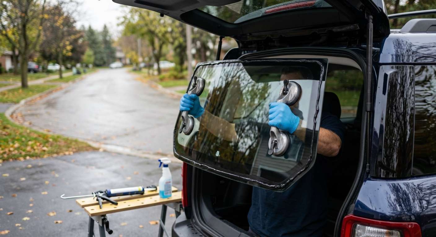 Back Glass Replacement for Ford Bronco Sport 2021-2027 by Alexwindshield