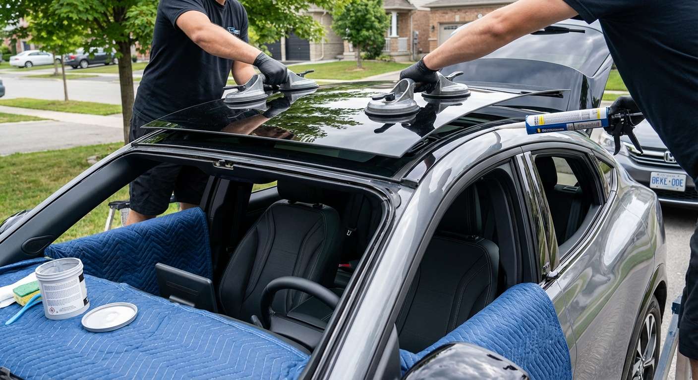 Sunroof Replacement for Ford Mustang Mach-E 2021-2027 by Alexwindshield